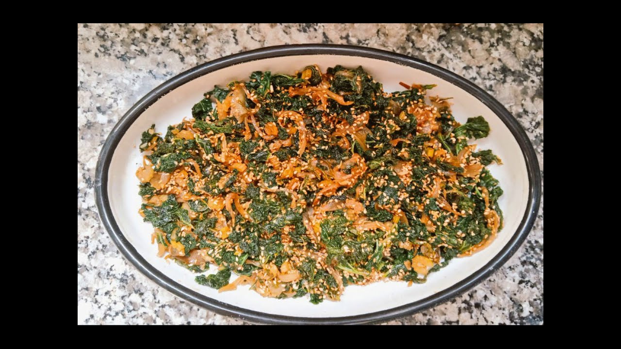 KALE SALTEADO UNA DELICIA MUY SALUDABLE