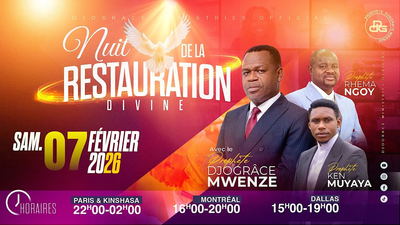 LA NUIT DE LA RESTAURATION DIVINE - DU 07 FÉVRIER 2026