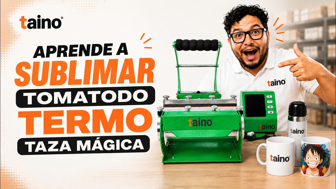 ✅Aprenda a Sublimar Tomatodo Termo Taza Magica FREESUB | Taino®