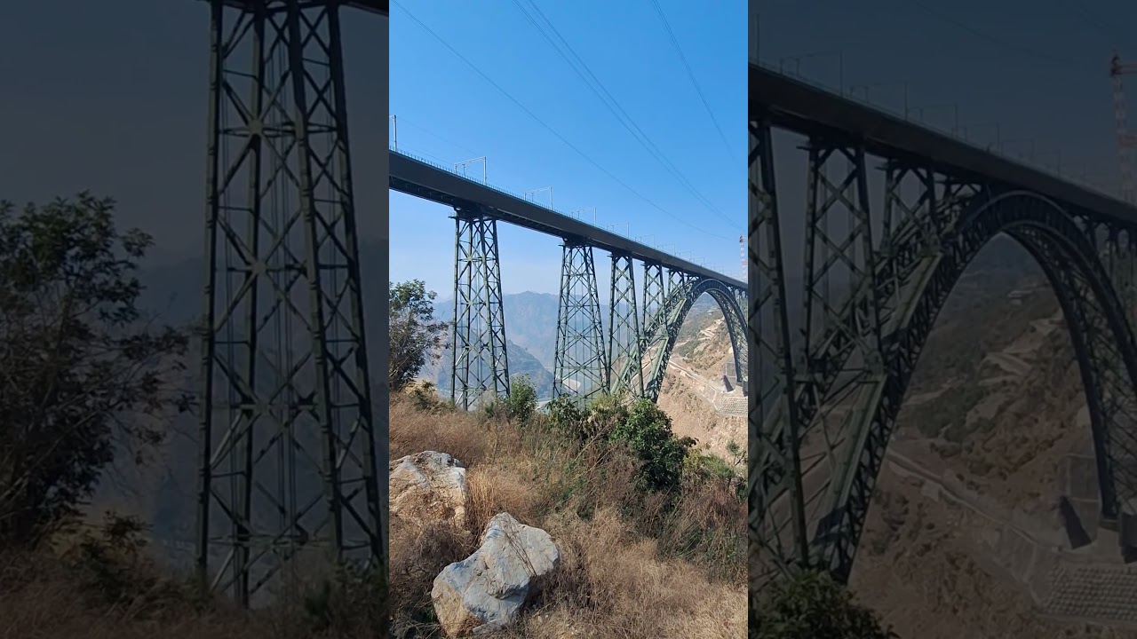 Chenab Rail Bridge &ndash; The World&rsquo;s Tallest Rail Bridge! 🚆🏔️✨
