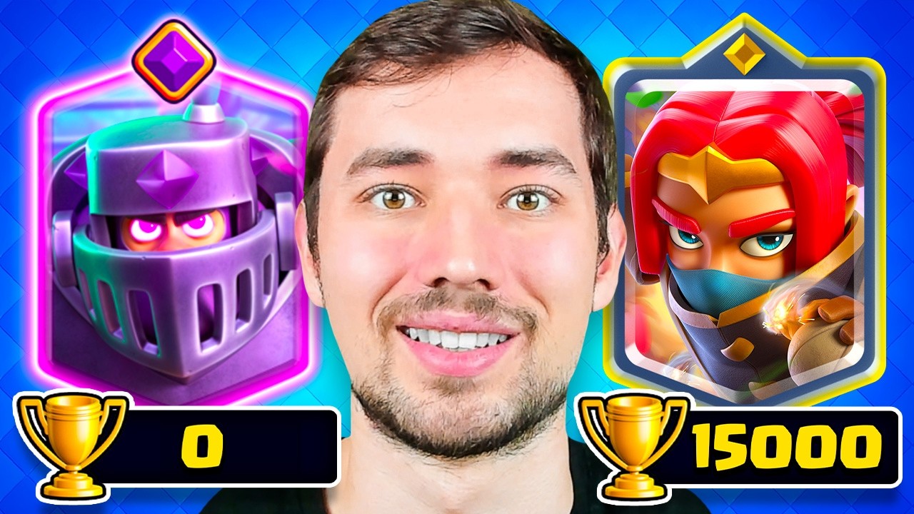 0 TROPHÄEN bis PLATZ 1 DER WELT in Clash Royale!