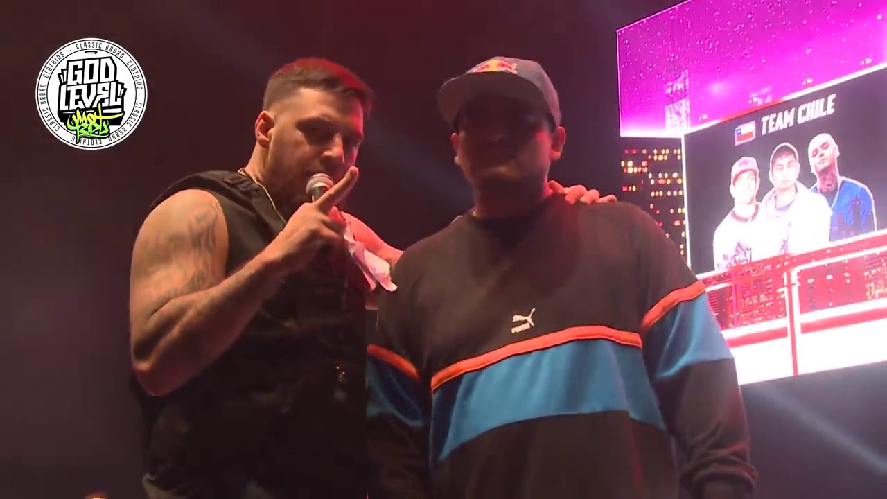 Teorema, Nitro y Kaiser 🇨🇱 vs. 🇲🇽 Aczino, Rapder y RC - God Level Fest Per&uacute; 2019 (Cuartos)