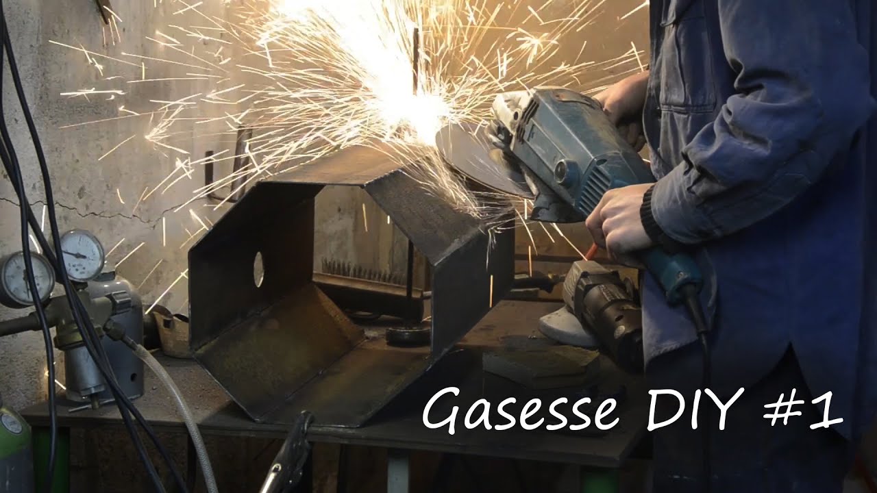 Gasesse mit Gebläsebrenner bauen Teil 1: Brenner und Gehäuse schweißen!