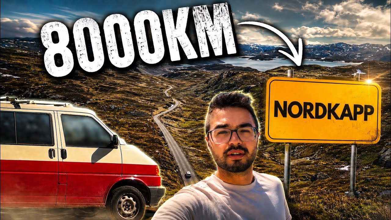 Im VW Bus an die Spitze Europas – 8000 km Vanlife zum Nordkapp starten jetzt! 🚐