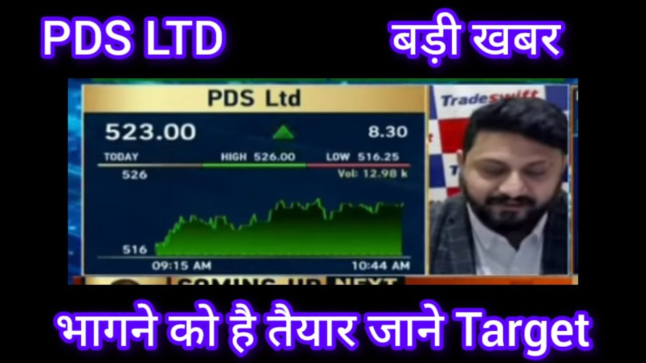 PDS Ltd Share Latest News, Anil singhvi on Pds Ltd buy or Not ? Pds ltd share chart analysis