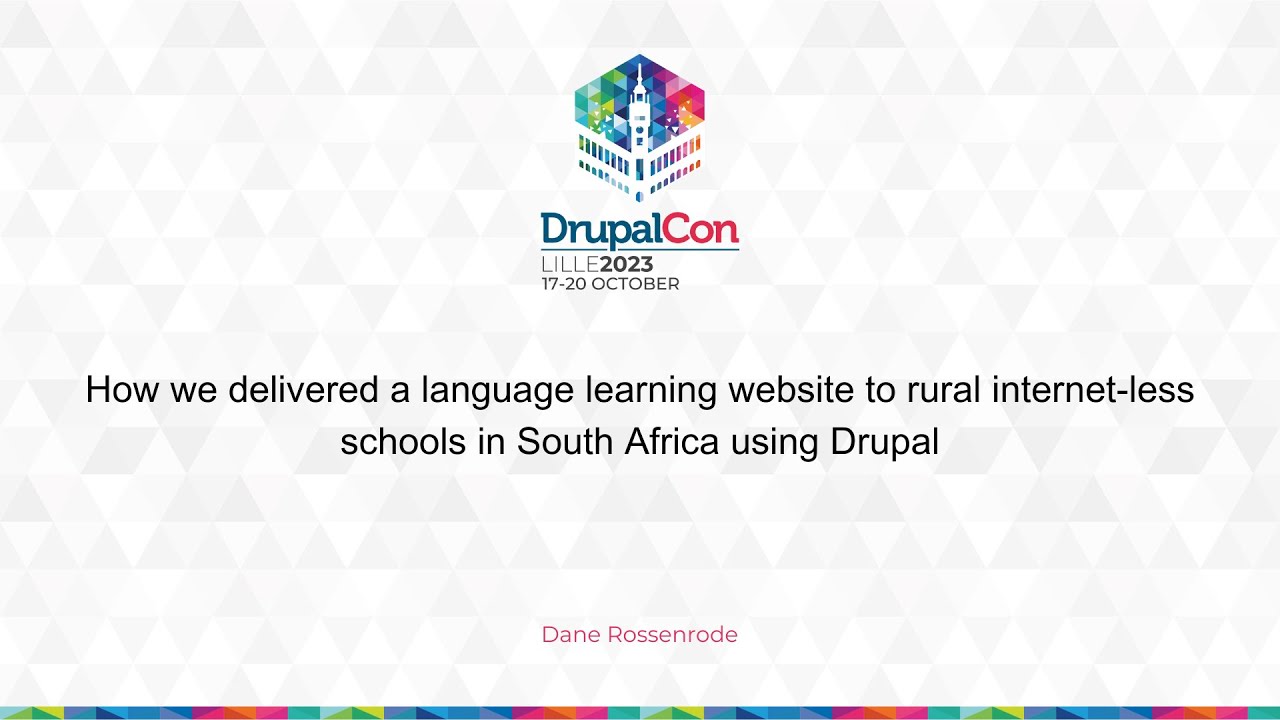 How we delivered a language learning website to rural internet-less schools in South Africa using...