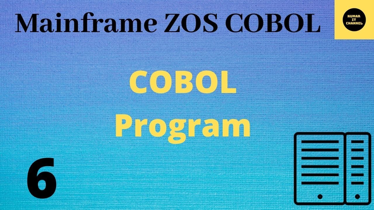 Программа COBOL — практическое руководство по COBOL для мэйнфреймов — часть 6 #COBOL (пересмотрен...