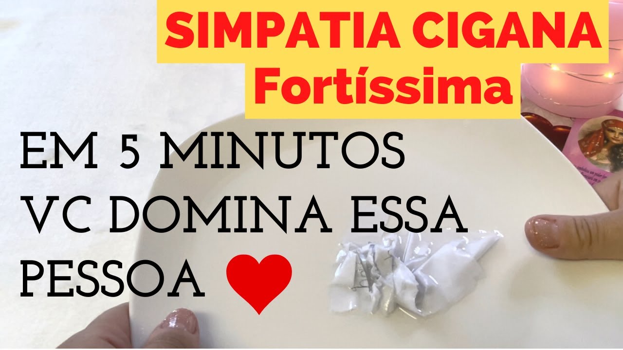 ⭐#SIMPATIA CIGANA ❤ 5 MINUTOS VC DOMINA ESSE HOMEM/MULHER (SEU DESEJO &eacute; UMA ORDEM!!!)