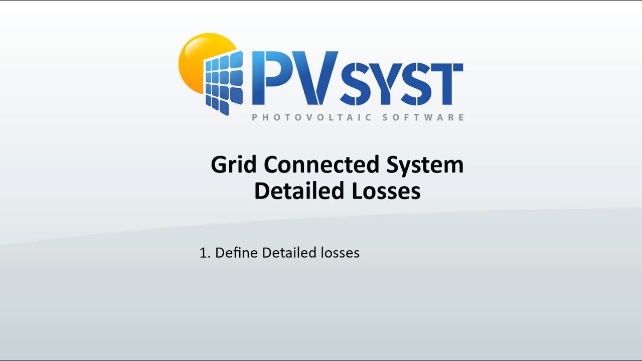 PVsyst 7 - Project 002 - Detailed Losses