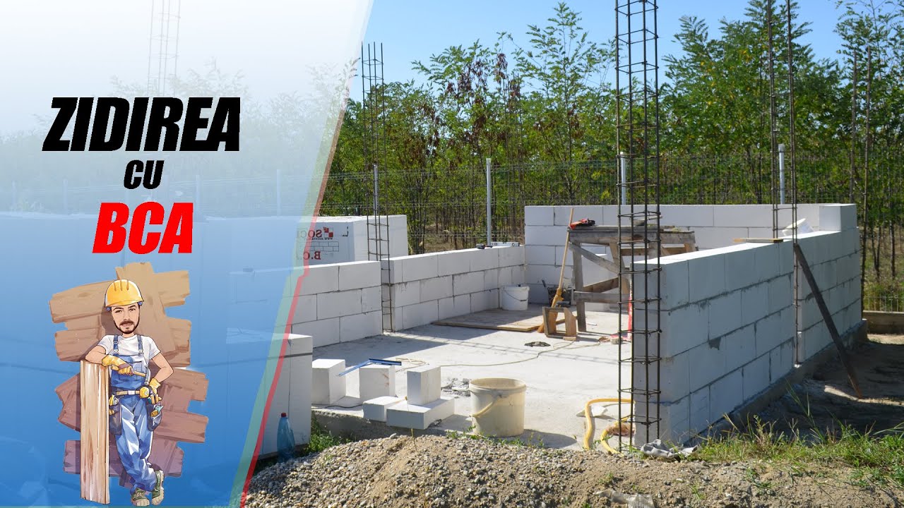 Zidire cu BCA Soceram 650x200x240 (Nu Ytong)