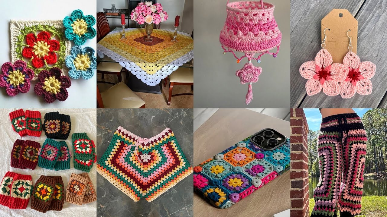 Most Beautiful & Unique Free Crochet Items patterns/Eassy Knitting qurassiya trends 