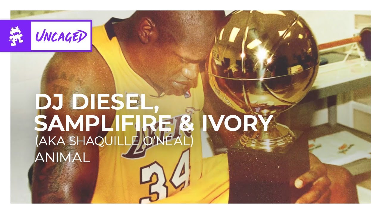 DJ DIESEL, SampliFire, IVORY & Shaquille O'Neal - Animal [Dubstep | Monstercat Lyric Video]
