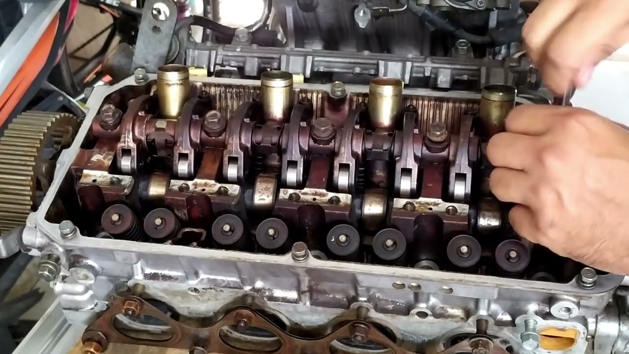 Pajero TR4  desmontagem dos balanceiros do comando de válvulas