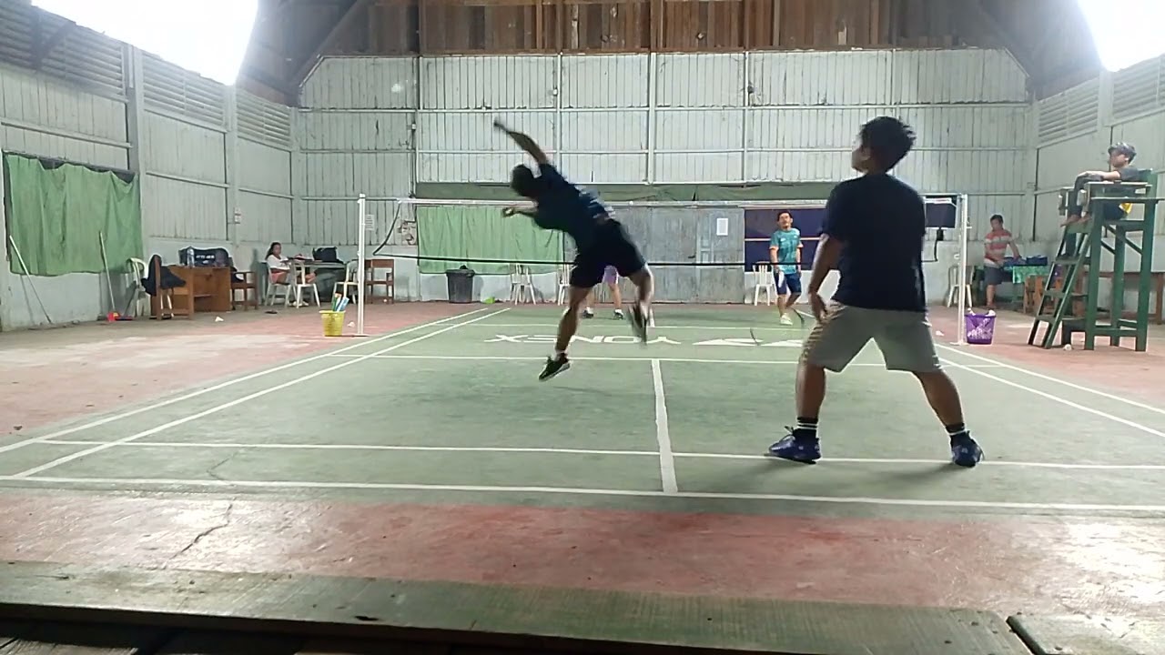 Fun Match Badminton - Arya/Fajar vs Ewin/Amir (Inhut Bujangga) Berau Kalimantan Timur
