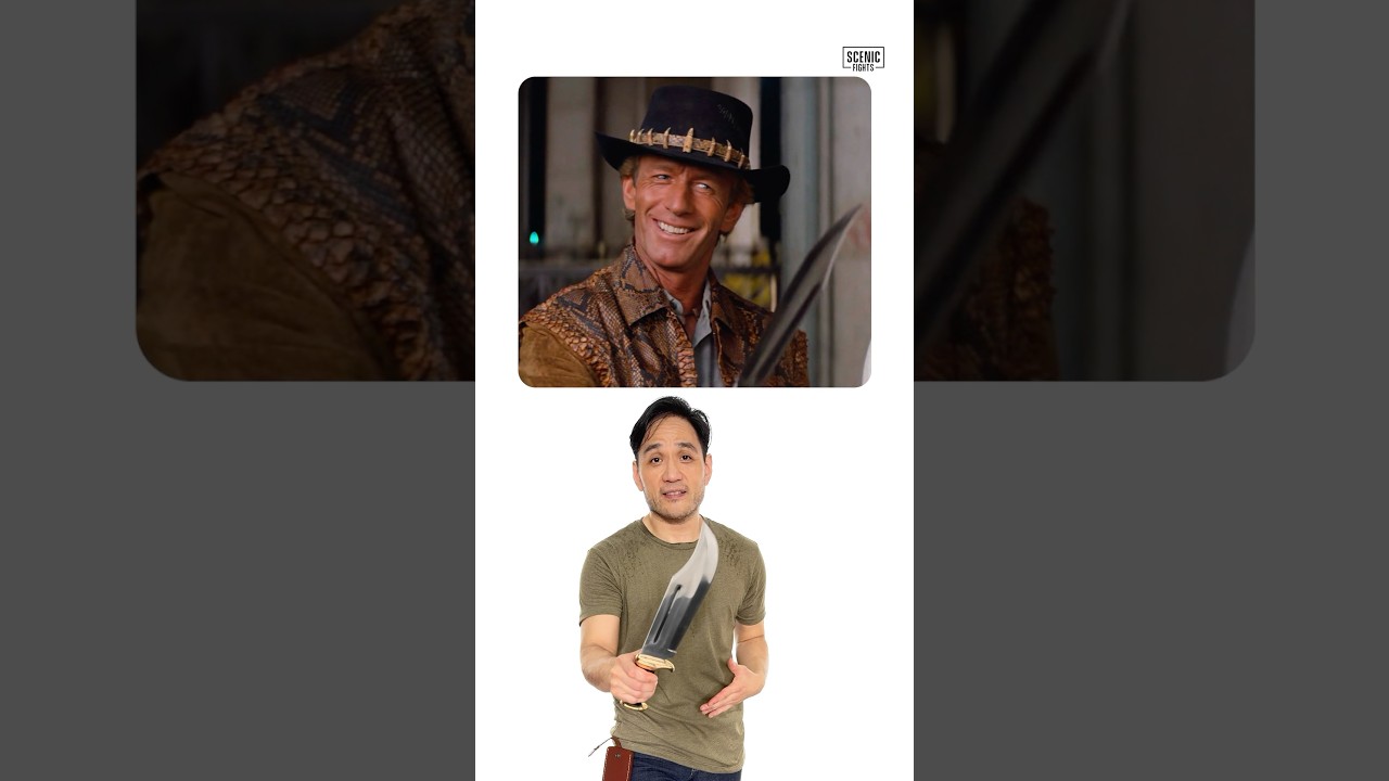 How Legit is Crocodile Dundee&rsquo;s Bowie Knife? #shorts