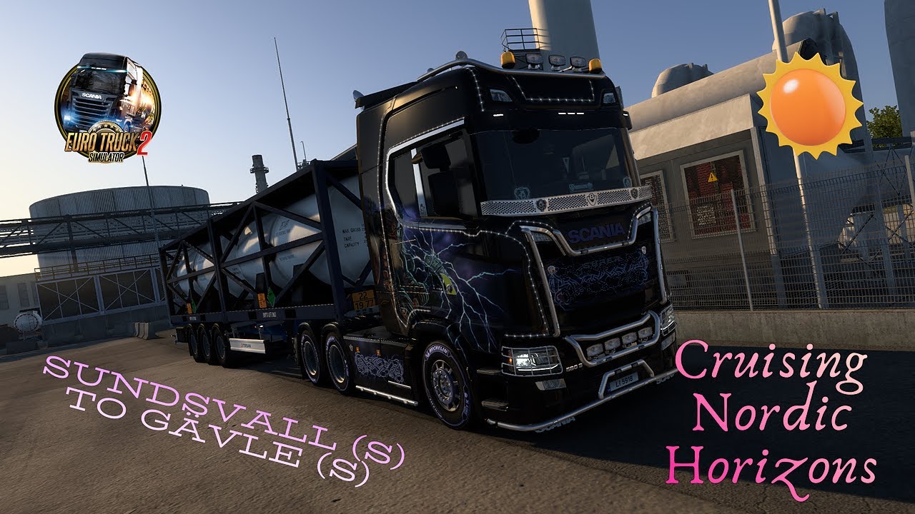 Euro Truck Simulator 2 - CRUISING NORDIC HORIZONS - SUNDSVALL (S) TO GÄVLE (S)
