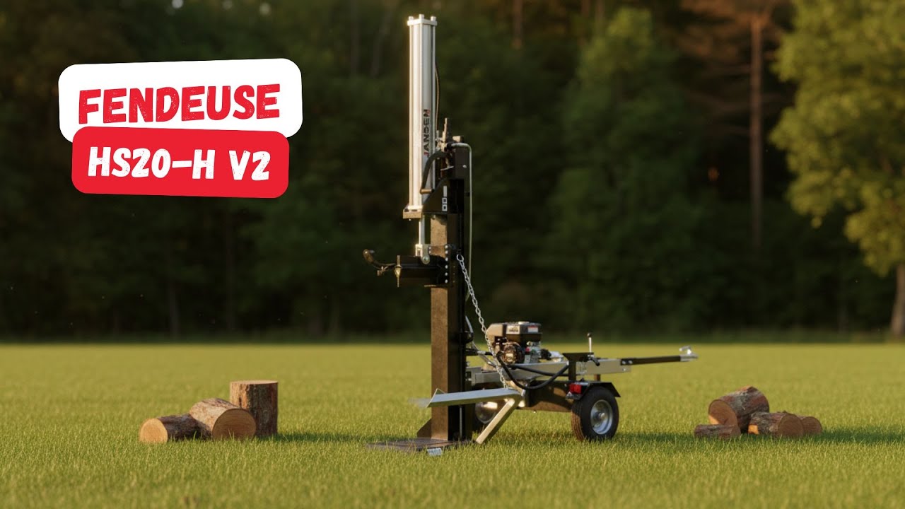 20 tonnes de PUISSANCE 🔥 &ndash; Le JANSEN HS20-H V2 &agrave; l&rsquo;&eacute;preuve du bois !