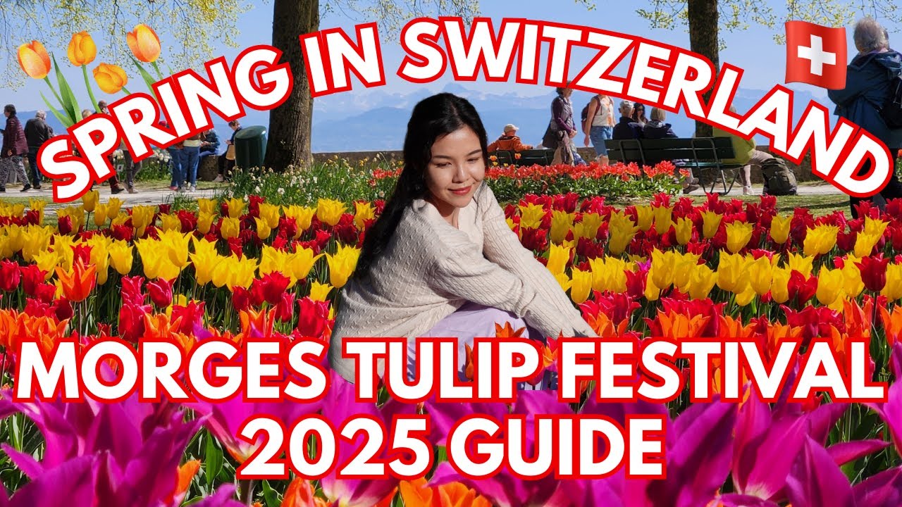 MORGES TULIP FESTIVAL 2025: Most beautiful Spring event in Switzerland (Fête de la Tulipe)