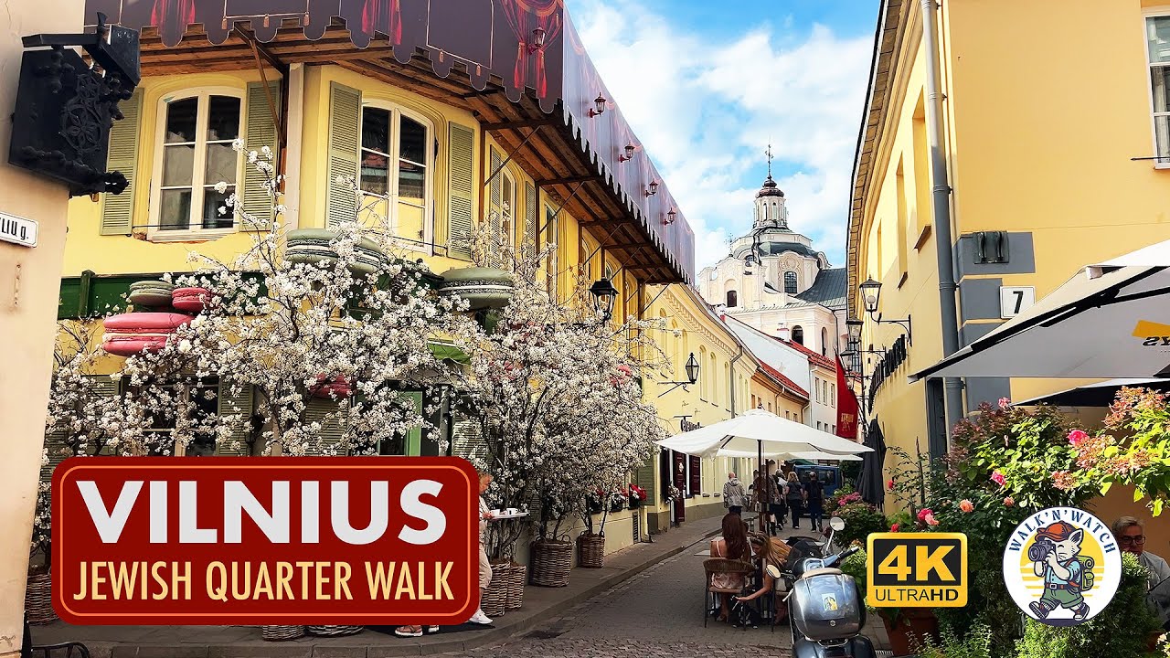 Vilnius Walking Tour | Jewish Quarter Highlights🕍 #vilnius #lithuania #walking #ghetto #מקום_שמח