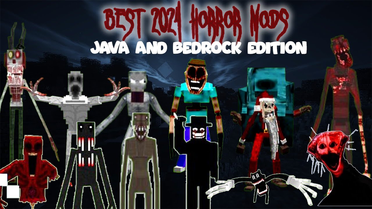 BEST HORROR MODS for Minecraft Bedrock & Java Edition [Part1]