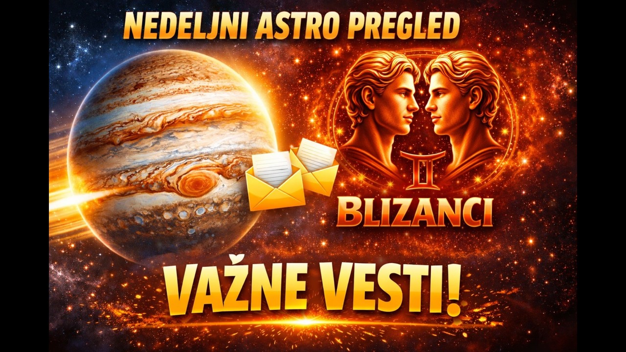 ♊ BLIZANCI NEDELJNI PREGLED | 9–15.  mart 2026. | Promene, odluke i neočekivani obrti