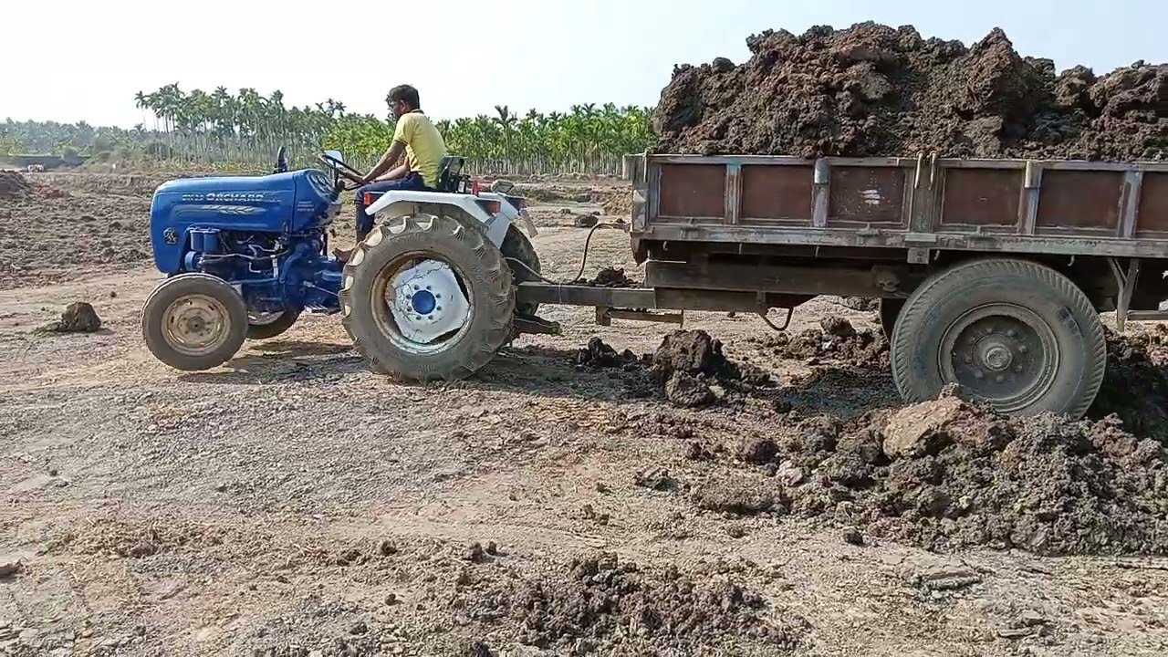 Force ox mini tractor mud loading