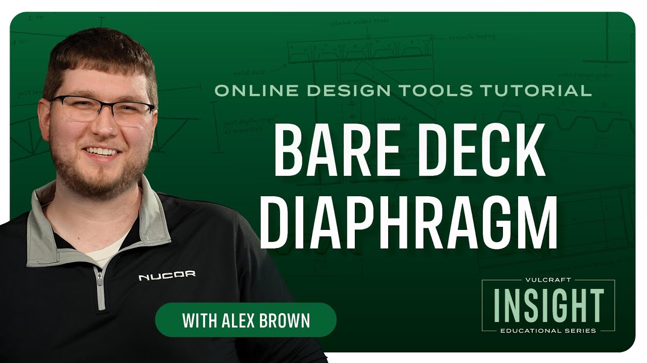 Design Tool Tutorial: Optimize Your Projects with Bare Deck Diaphragm Tool