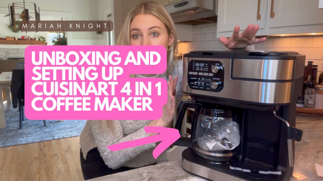 How to clean and setup the CUISINART COFFEE CENTER BARISTA BAR 4-IN-1 COFFEEMAKER - step by step!
