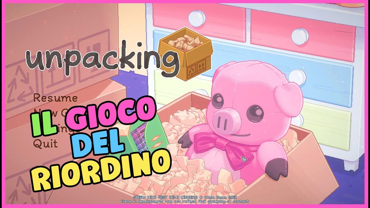 Traslochiamo e riordiniamo con Unpacking
