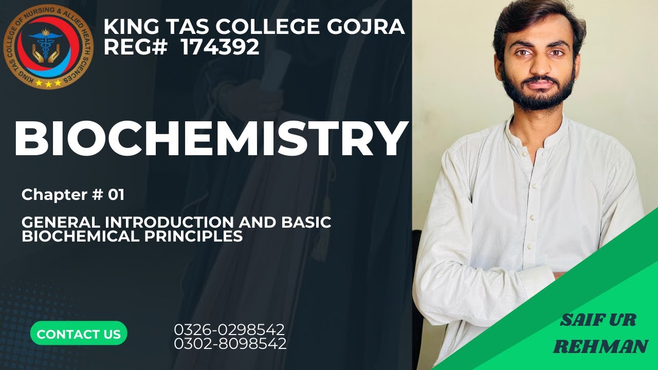 BIOCHEMISTRY    CHAPTER # 1
