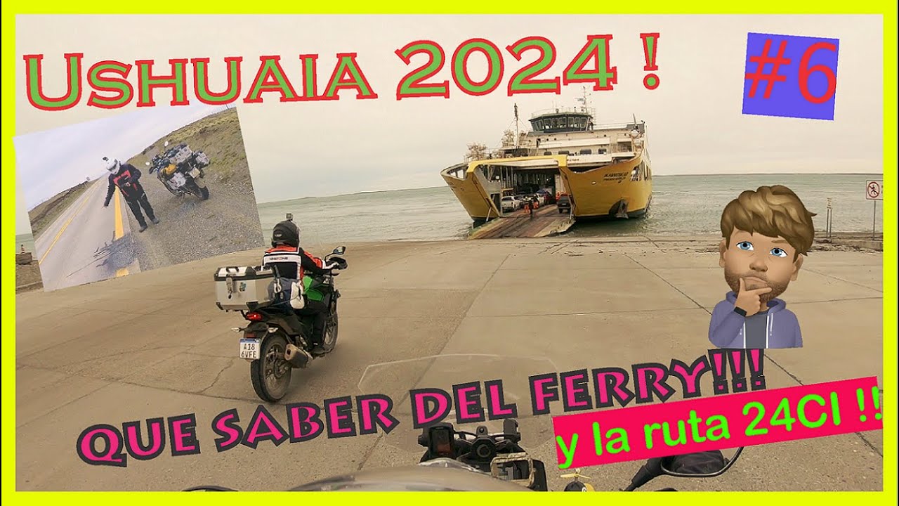 ⛴️​#6 lo que no sabes del ferry a Ushuaia, En moto 2024 Charly Mordau