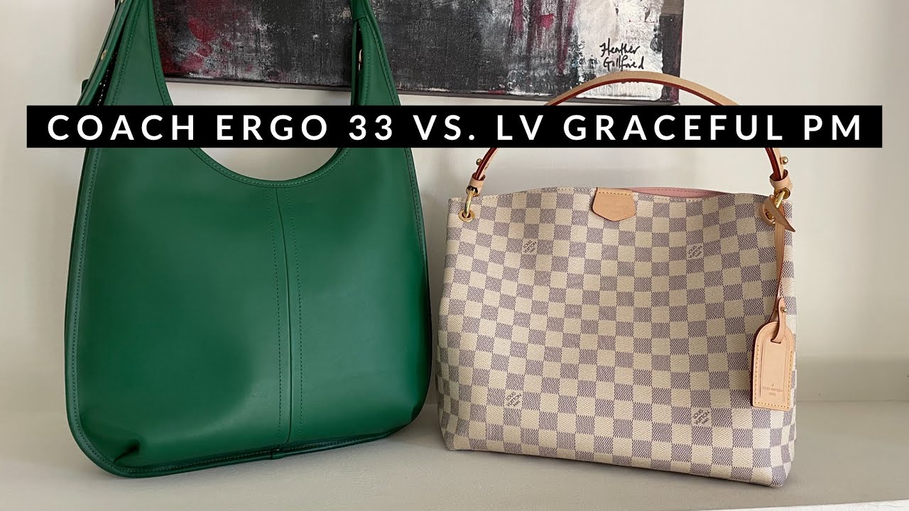Louis Vuitton Graceful PM VS Coach Ergo 33