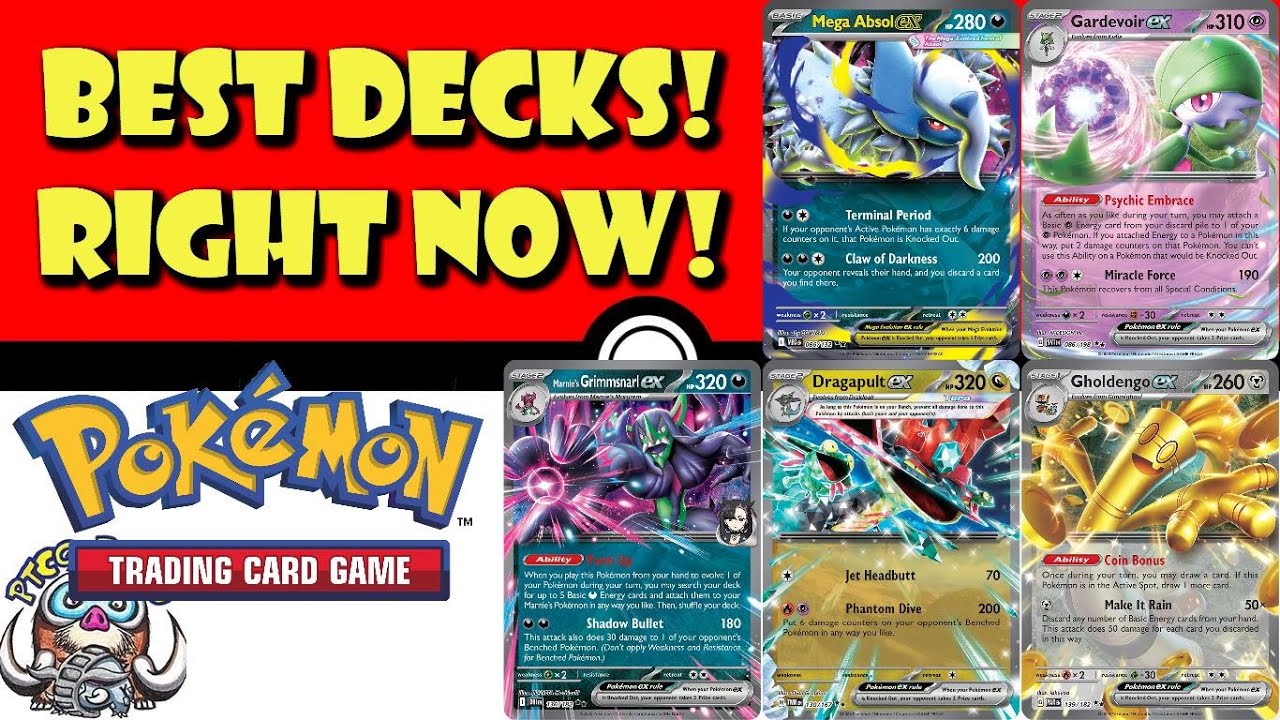 Лучшие колоды Pokemon TCG прямо сейчас! Топ-5! Мега Абсол останется? (Новости Pokemon TCG)