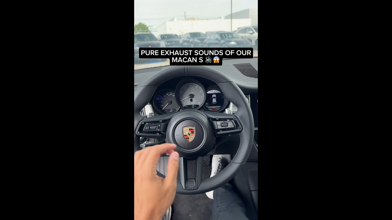 Listen to the amazing exhaust of our Porsche Macan S!