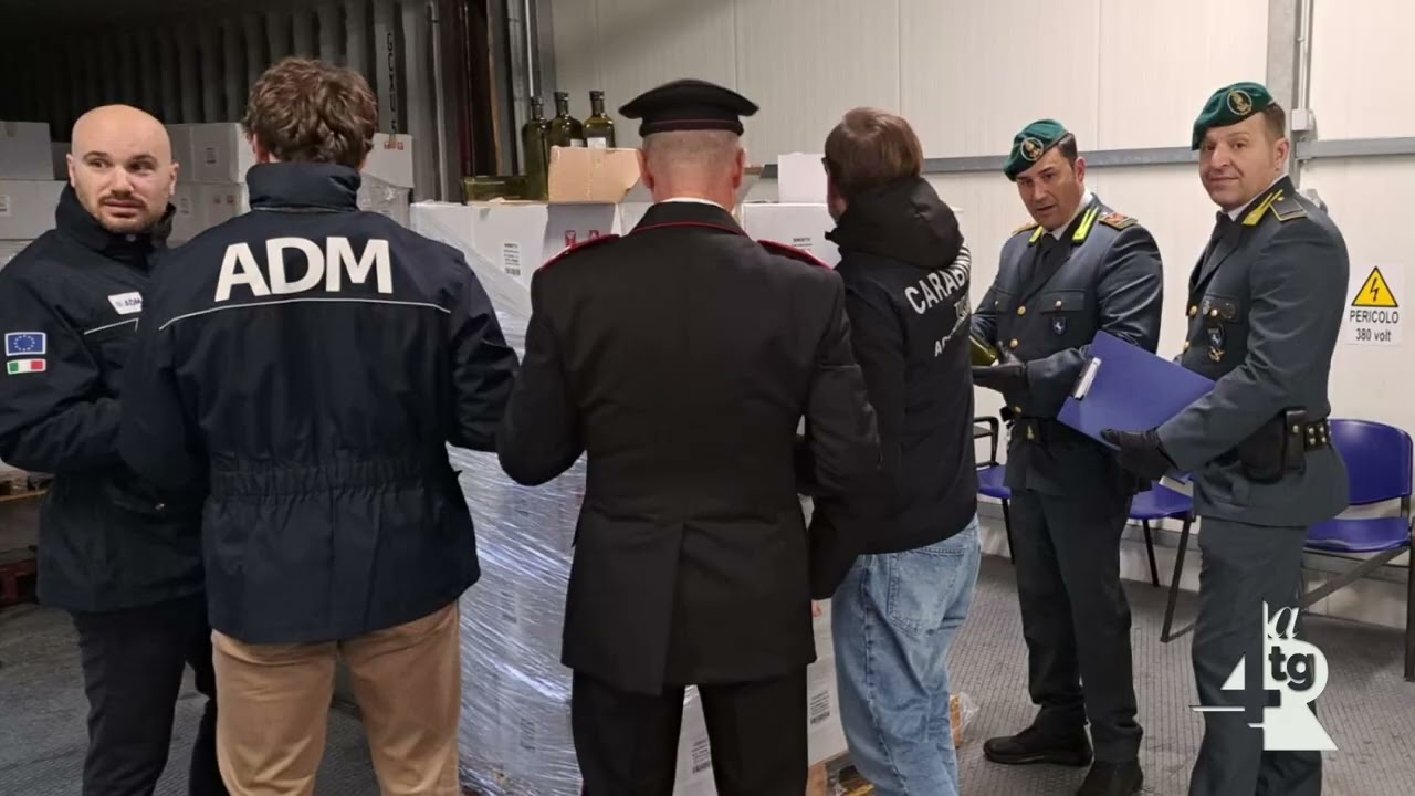 Le Fiamme Gialle di Salerno sequestrano enorme quantità di olio d'oliva