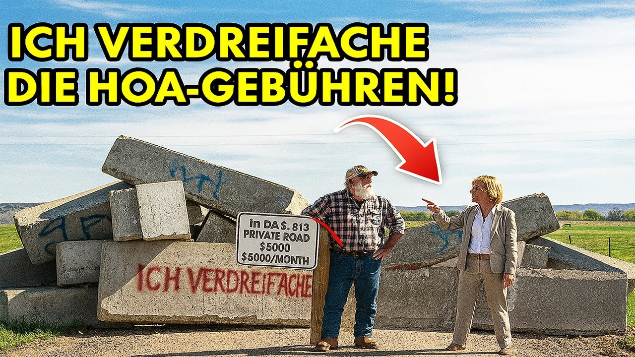 DIE HOA SPERRTE MEIN TOR &ndash; ALSO KAUFTE ICH DIE STRASSE UND VERDREIFACHTE IHRE GEB&Uuml;HREN