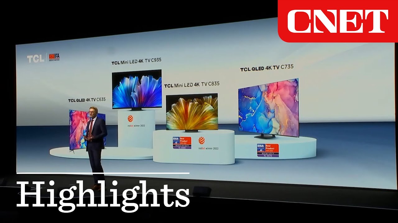 Watch TCL Reveal New Mini LED and QLED TVs at IFA 2022