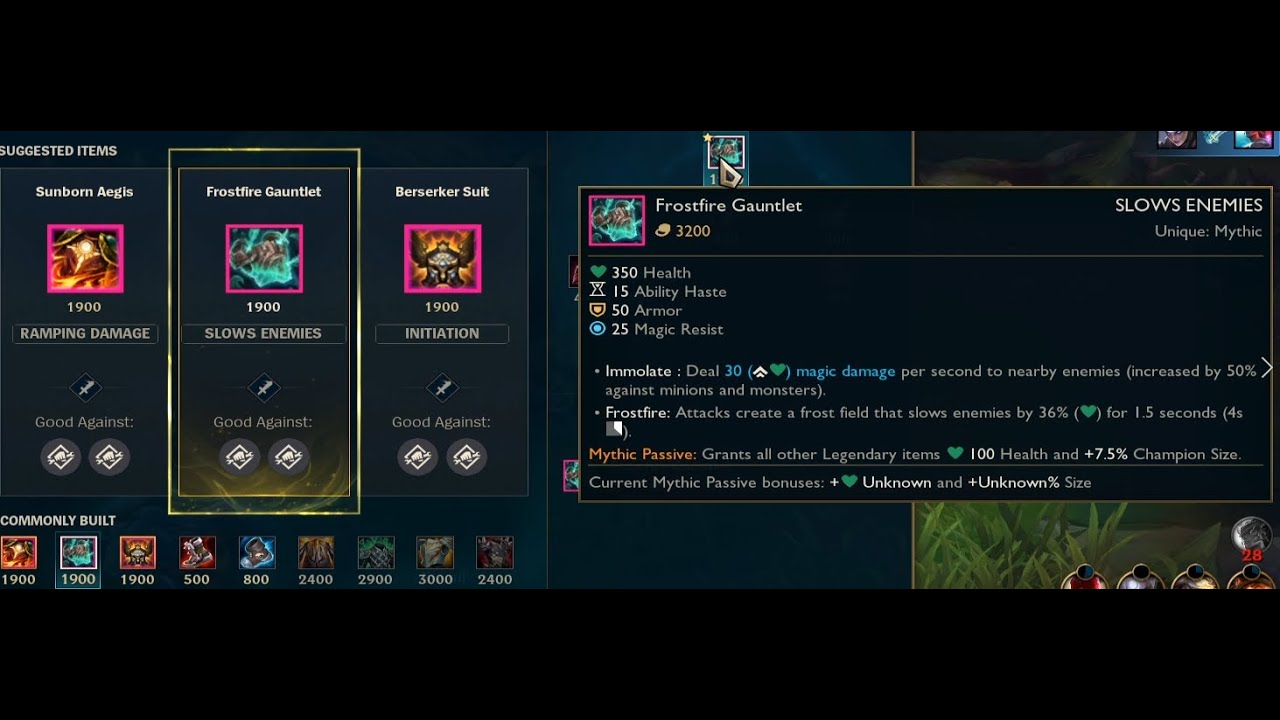 League of Legends Season 11 New Frostfire Gauntlet and Jungle Zac IS HE VIABLE AGAIN