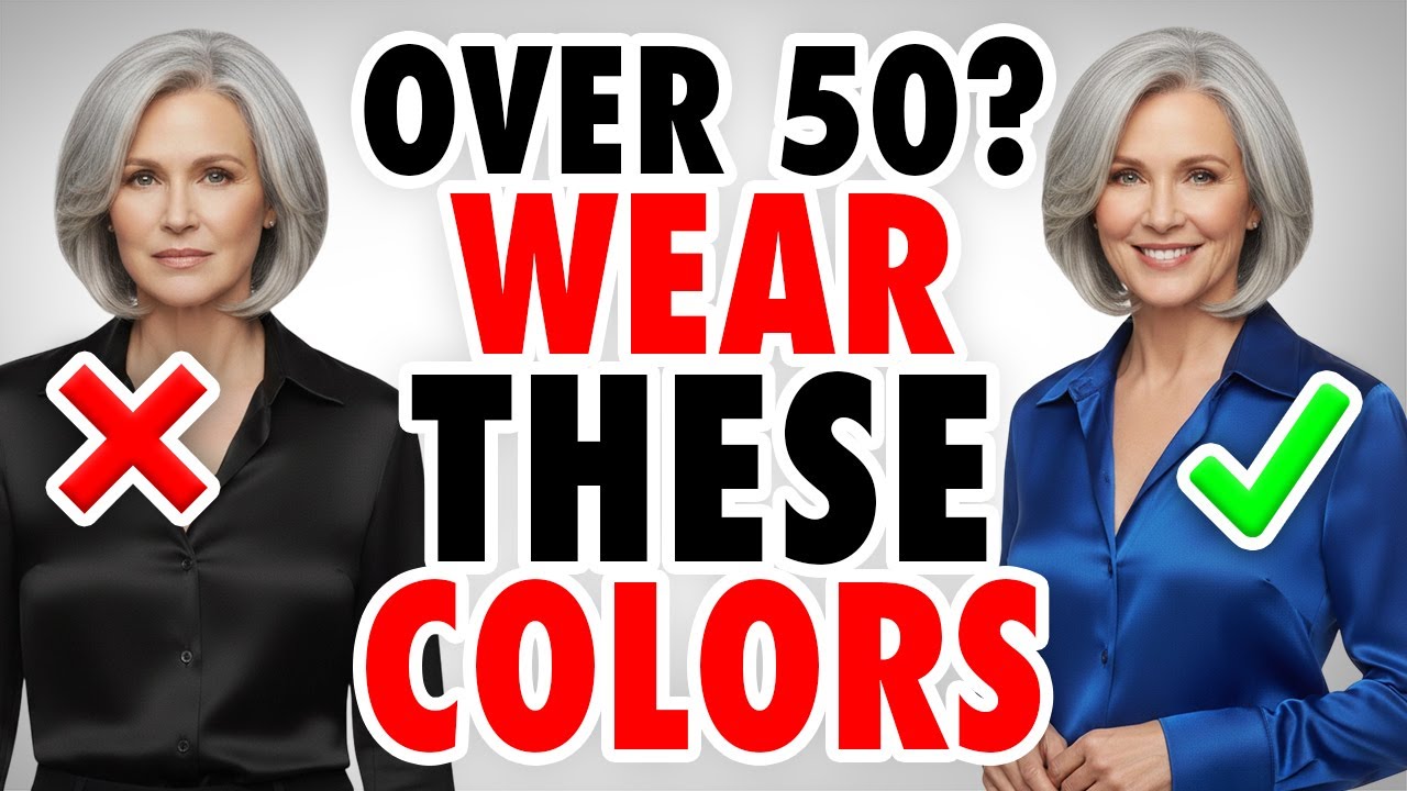 7 COLORS That Make 50+ WOMEN Look 10 Years YOUNGER!
