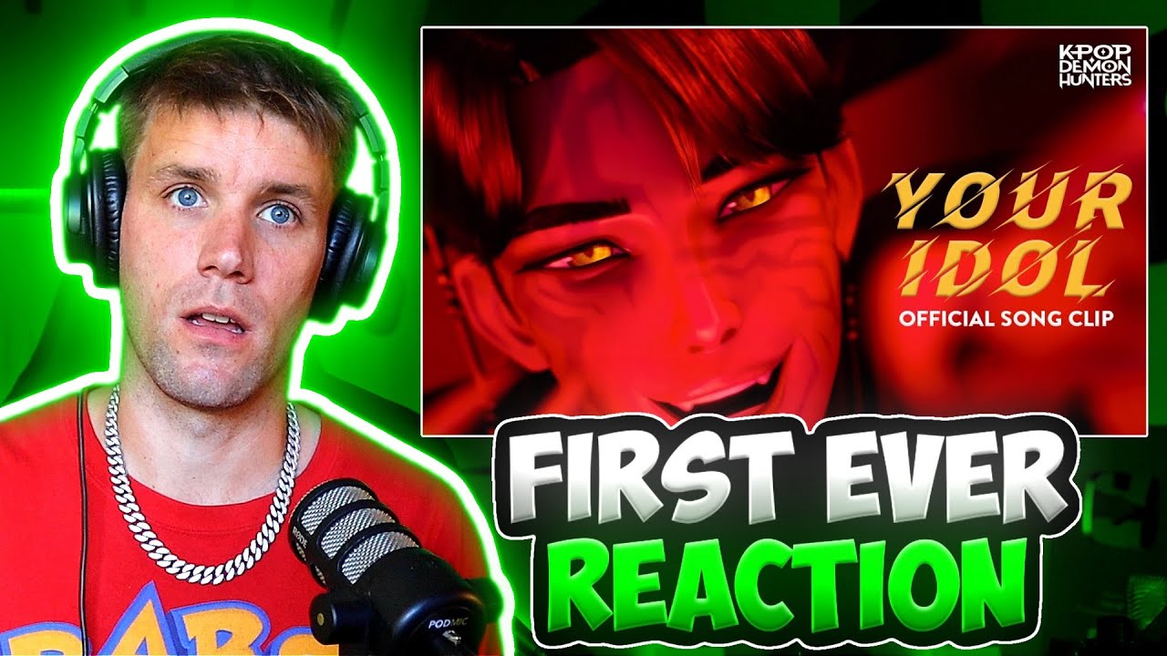Rapper Reacts to KPop Demon Hunters FOR THE FIRST TIME!! | Your Idol (FIRST REACTION)