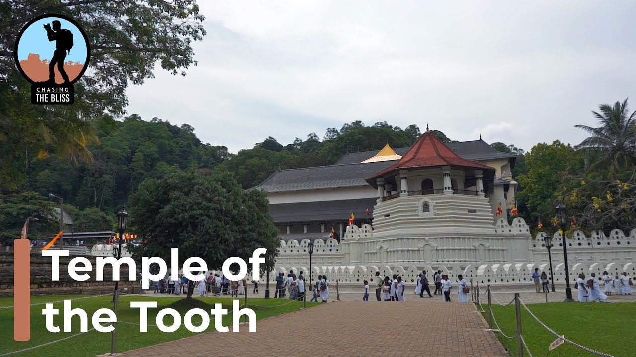 Temple of the Tooth in Kandy, Sri Lanka