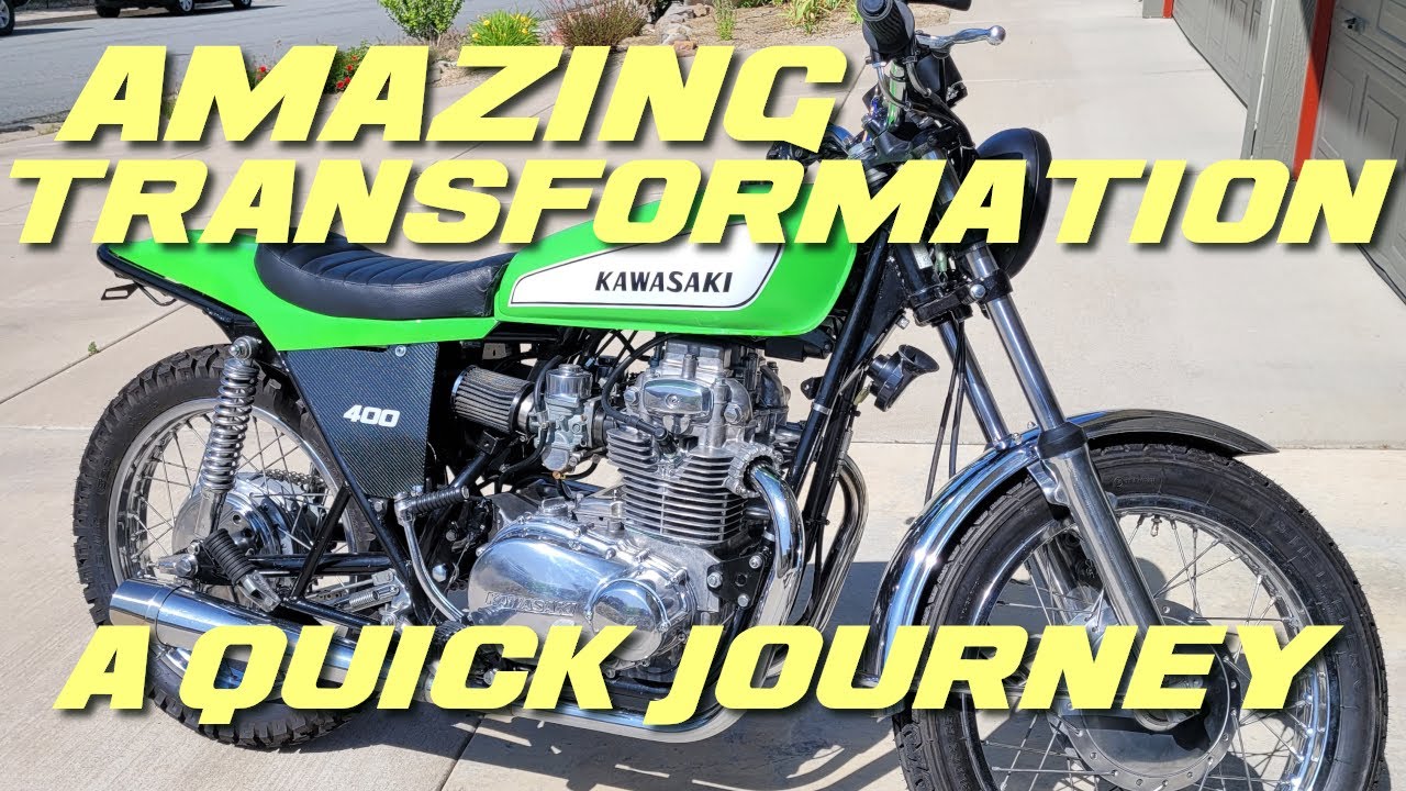 Can we transform this KZ400  from rags to riches in segmented fast motion?