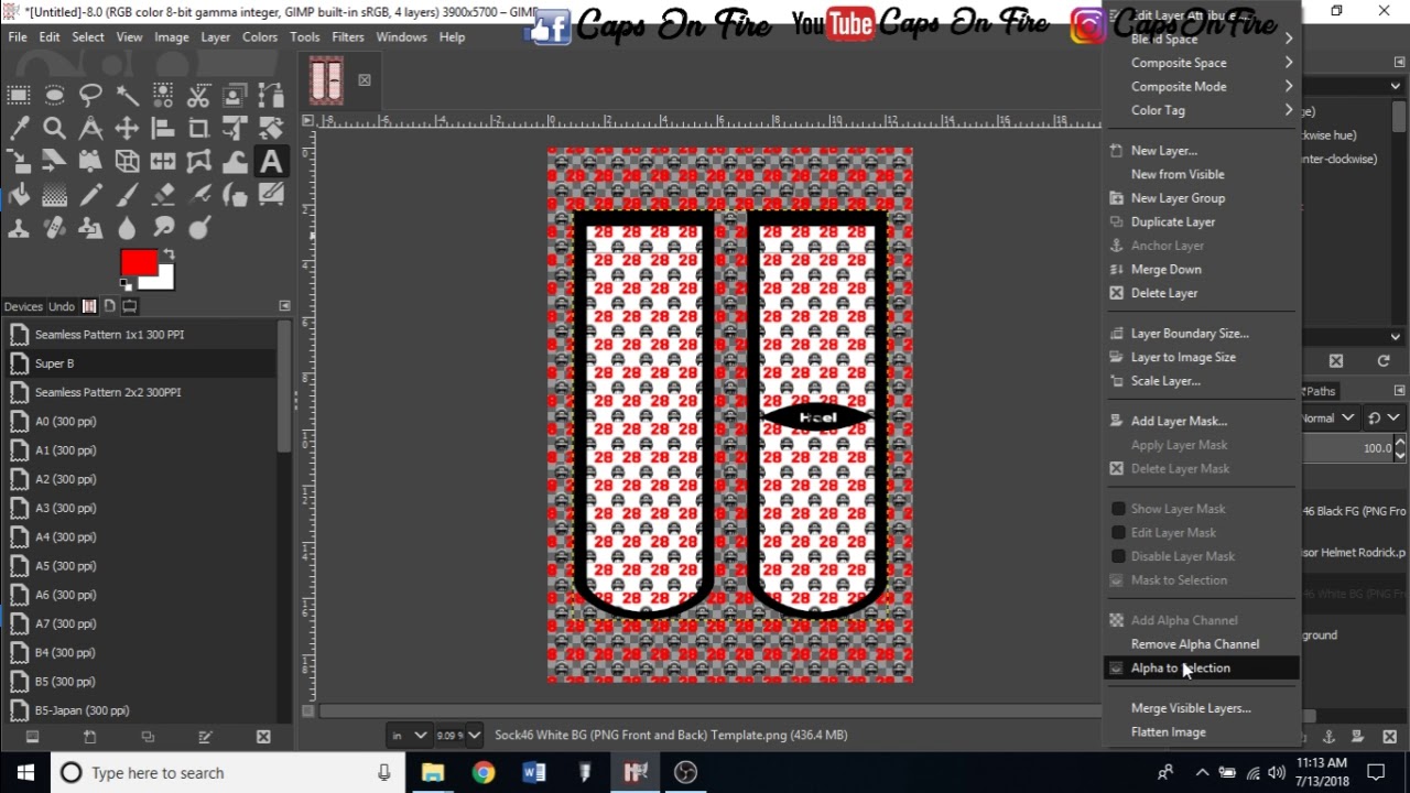 How to Design Socks for Sublimation ep: 03