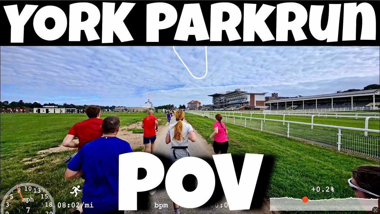 York Parkrun Full Course POV With On Screen Stats