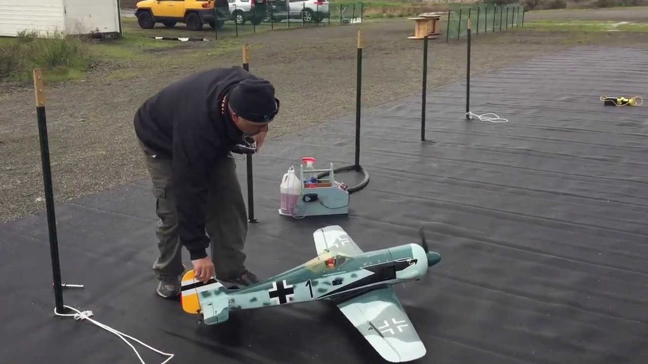 Rick's World Models FW-190A w/ O.S. FS-95V