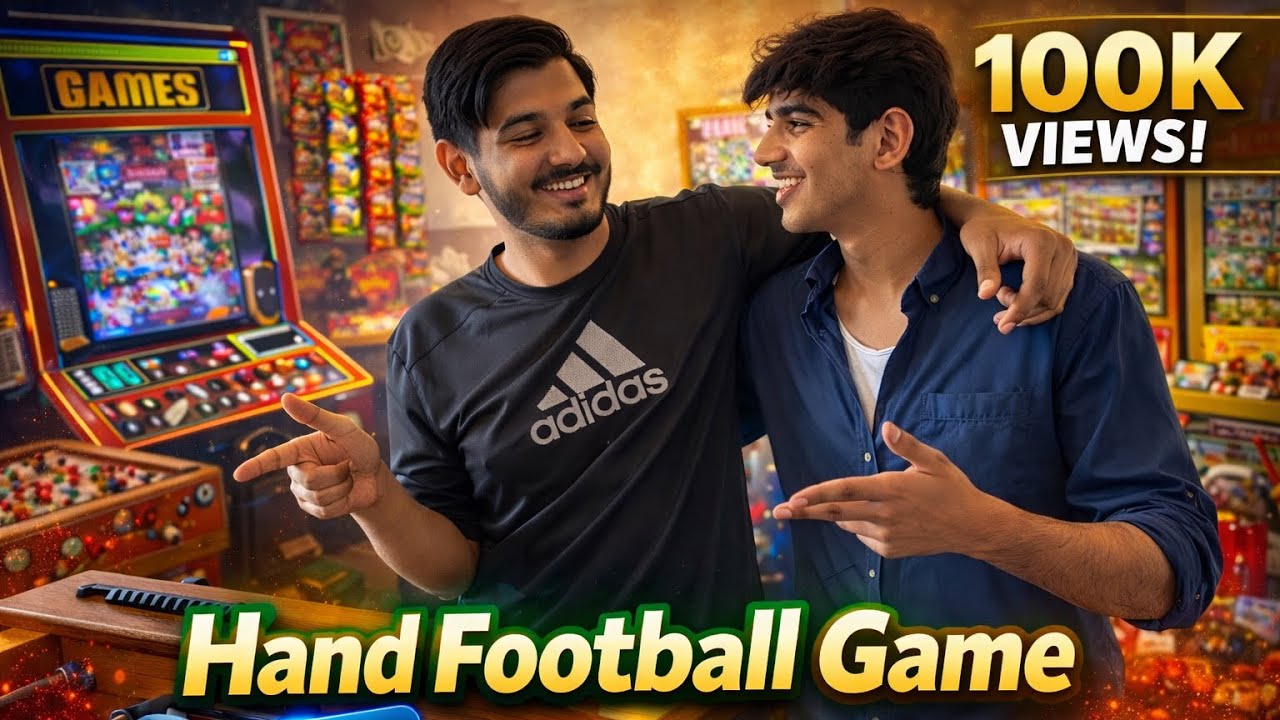 Playing Hand Foot Ball Game with Ramish & Umas – Village Fun Vlog