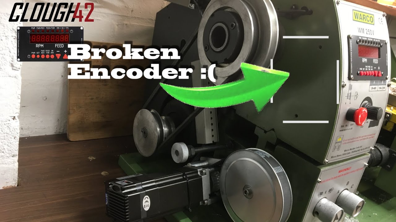 Ep08: Clough42 Electronic Leadscrew | First test . . . problems