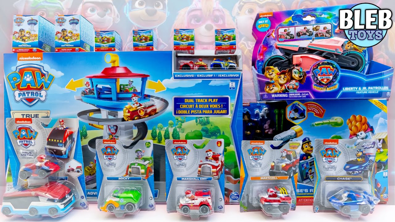 Paw Patrol Toy collection Unboxing ASMR | Adventure Bay Rescue way HQ | Blind boxes | Liberty toy
