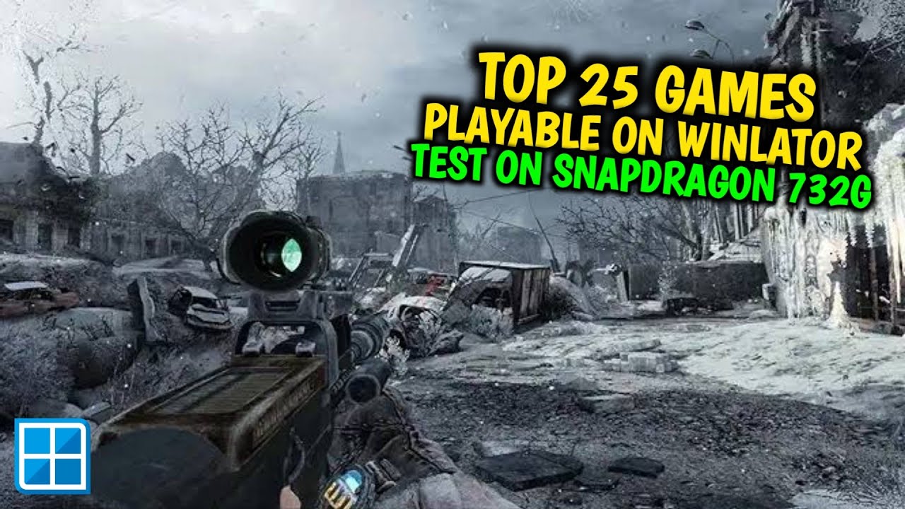 TOP 25 PLAYABLE WINLATOR ANDROID GAMES TEST ON SNAPDRAGON 732G