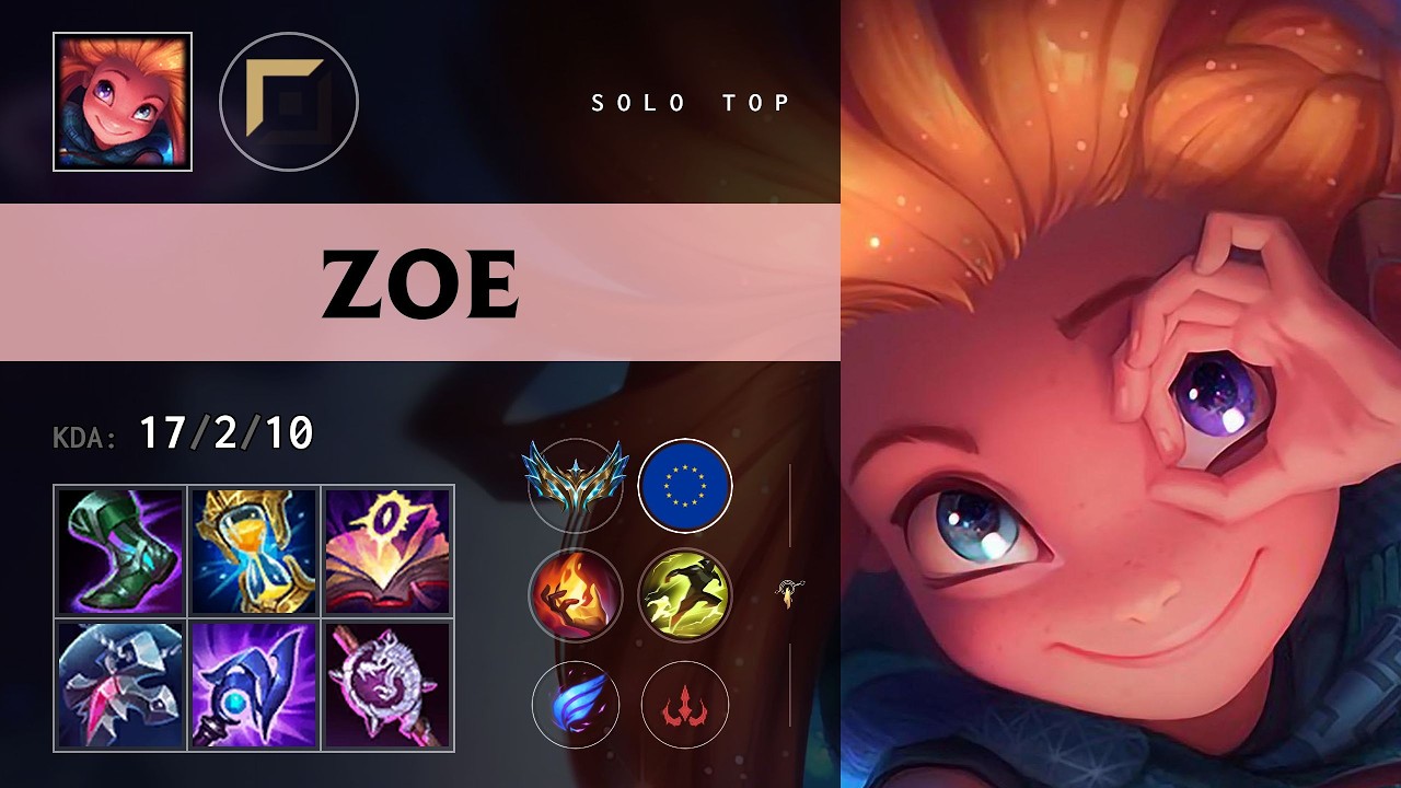 Zoe Top vs Sylas - EUW Challenger Patch 26.13